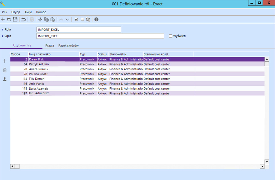Automatyczne przenoszenie danych