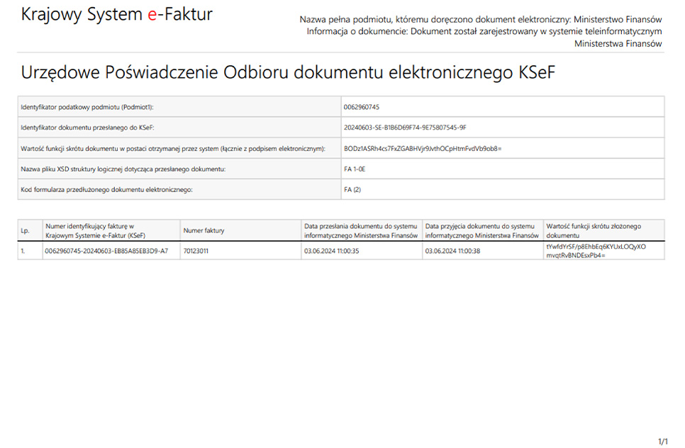 Pobranie UPO i&nbsp;zapisanie go w&nbsp;bazie